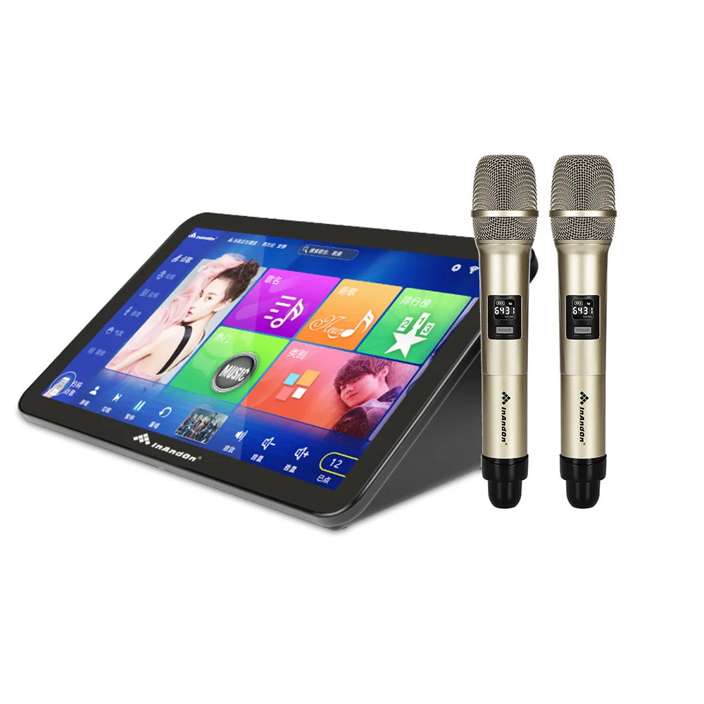 Entertainment Inandon Karaoke System 15.6 Inch 4tb All In One Karaoke