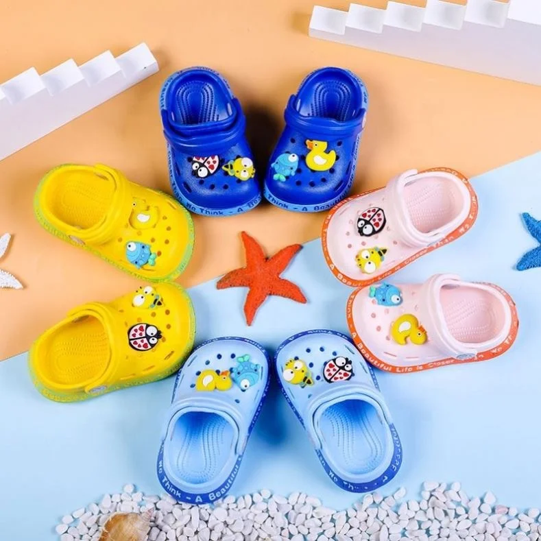 
 Crocband Clog китайская обувь для детей желе инъекция Классическая садовая обувь водонепроницаемые детские сабо пляжные Тапочки  