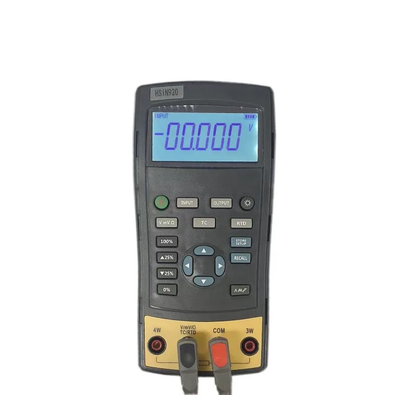 HSIN920 Handheld Signal Test Equipment Multifunction Process Calibrator Electronic Simulate Thermocouple Temperature Calibrator