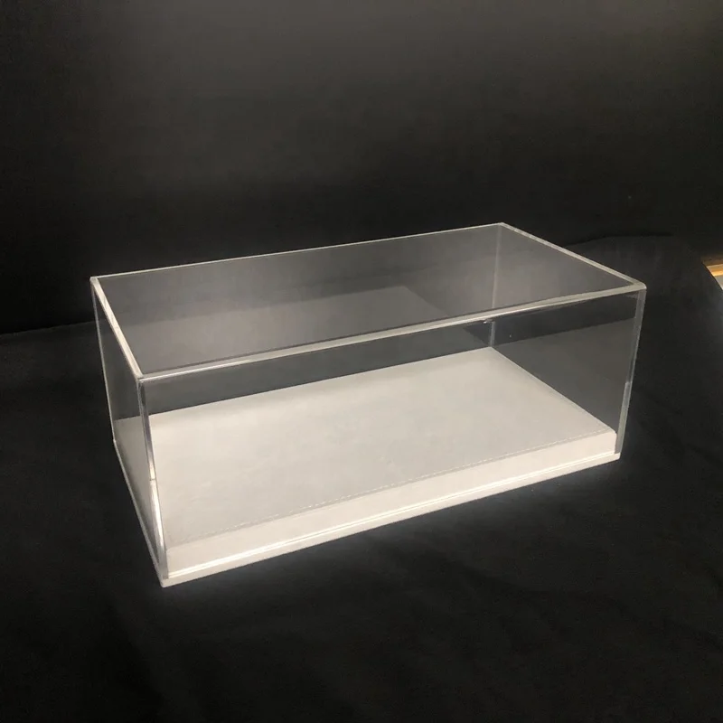 Small clear Acrylic Display Box With Screw Lock Acrylic Shoe case