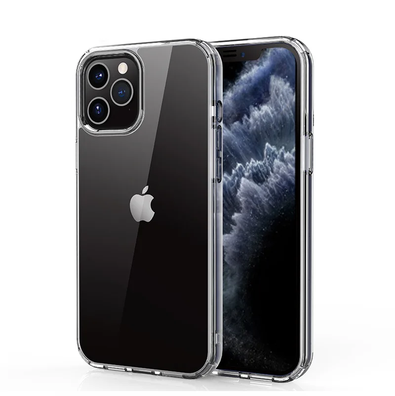 
Для Iphone 11 12 Pro Max Чехол прозрачный ТПУ прозрачный противоударный мобильный силиконовый чехол для Iphone 12 мини Чехол 