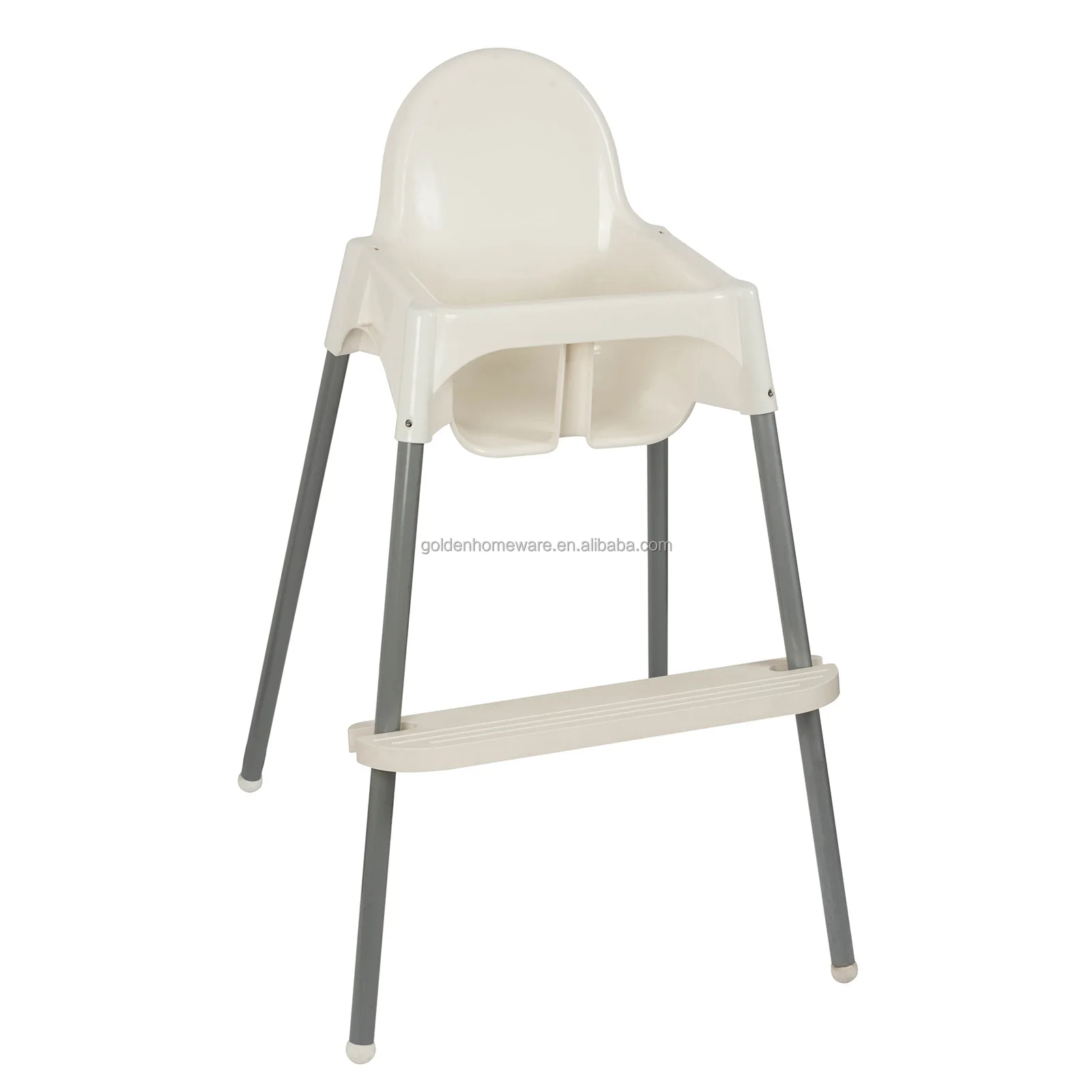 Compatible & Adjustable Molded Baby High Chair Foot Rest Bamboo