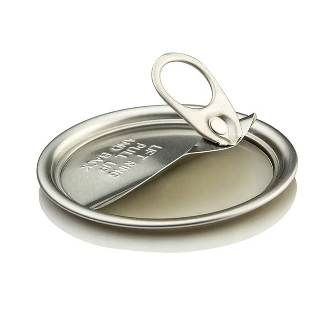 Drink Soda Beverage EOE case Removable 105mm 73mm Can Cap End Easy Open Aluminum Full Open Lid