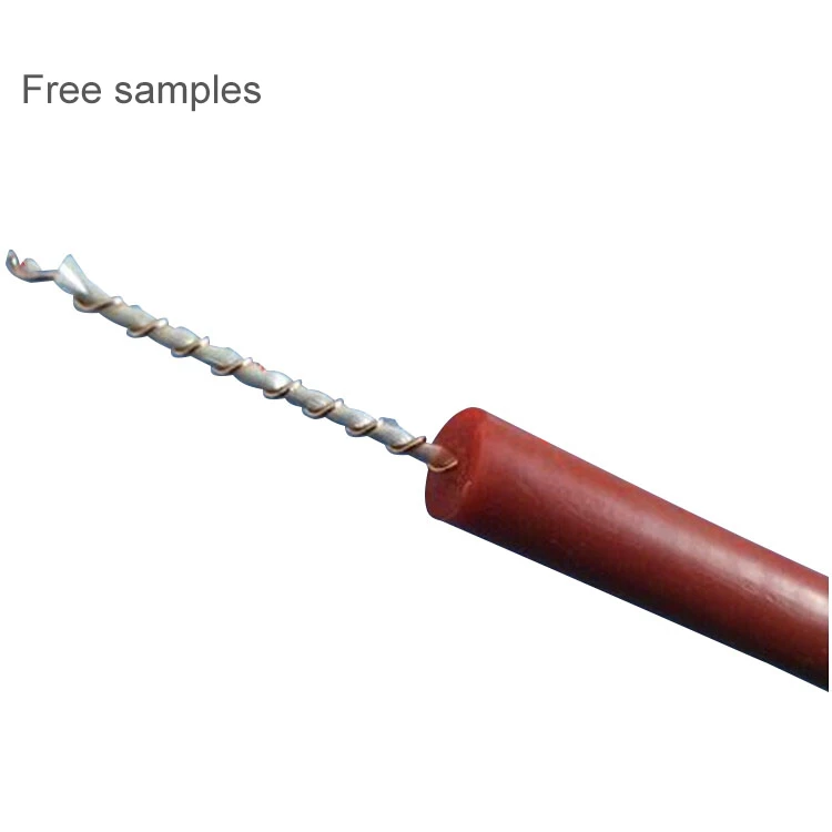 Single Solid Strand Conductor PVC and Silicone Heating Cable Wire