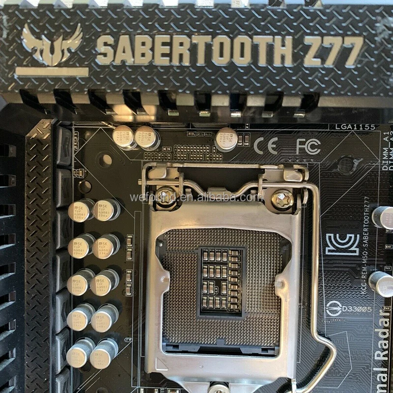 TUF SABERTOOTH Z77 For ASUS ATX Desktop Motherboard Z77 LGA 1155 Supports  Core i7/i5/i3 High Quality Fully Tested Fast Shi