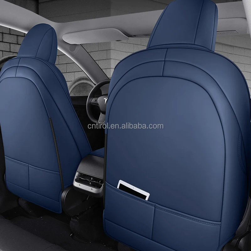 TIROL RTS оптом синий Высококачественный Роскошный Кожаный Набор чехлов для сидений 3