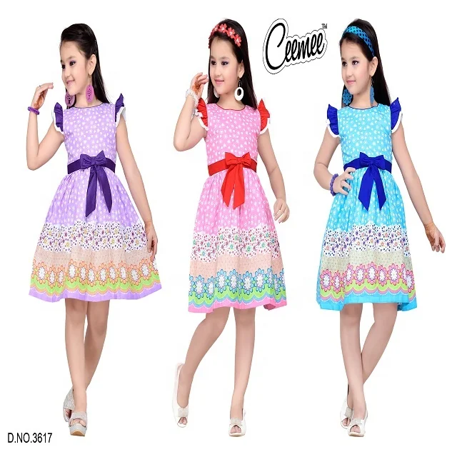 Latest Fashion Cotton Frock Design For 