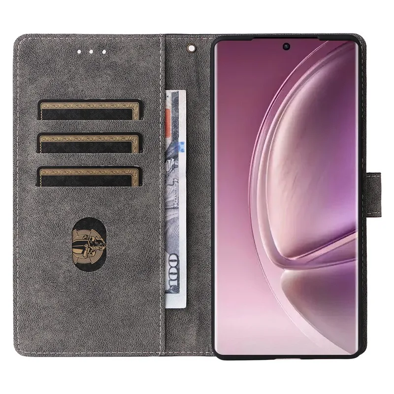 Infinix Zero 40 4G Case - PU Leather Wallet Flip Stand