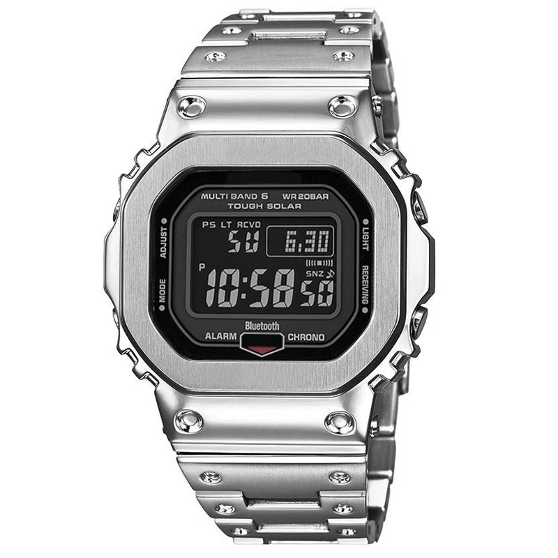 DMD DW5600 メタルウォッチバンド ストラップ 316ステンレススチール製