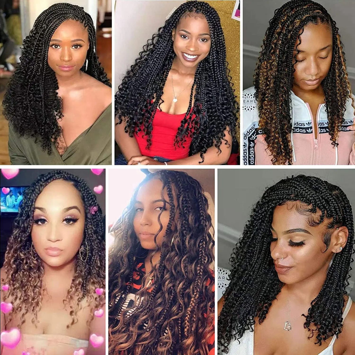 X TRESS Goddess Box Braids Crochet Hair Blonde Bohemian River Locs With Curly Ends Pre Looped Synthetic Braiding Hair Extension