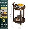 Round movable side table [Double layer 40*40*56]