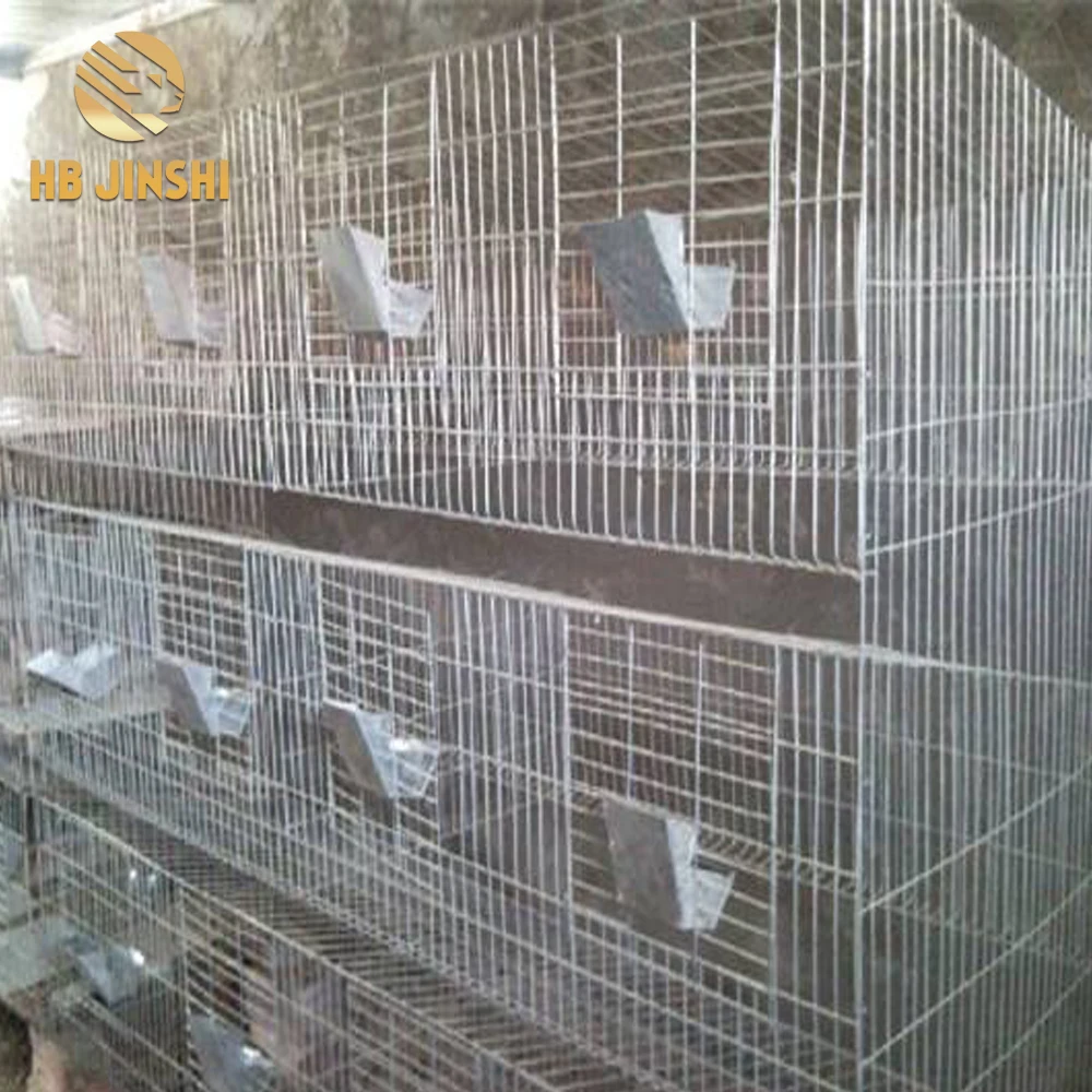 galvanized rabbit cages