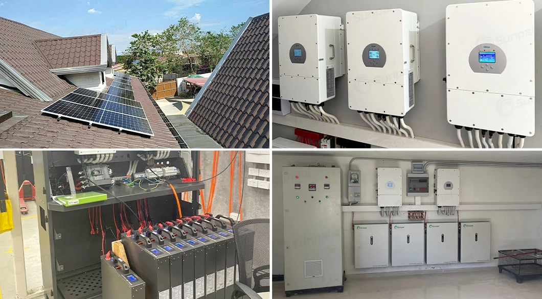 Sunpal Hybrid Solar Energy Storage System Photovoltaic 10kW 12kW 30kW ...