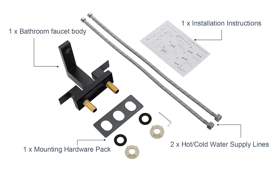 black faucet