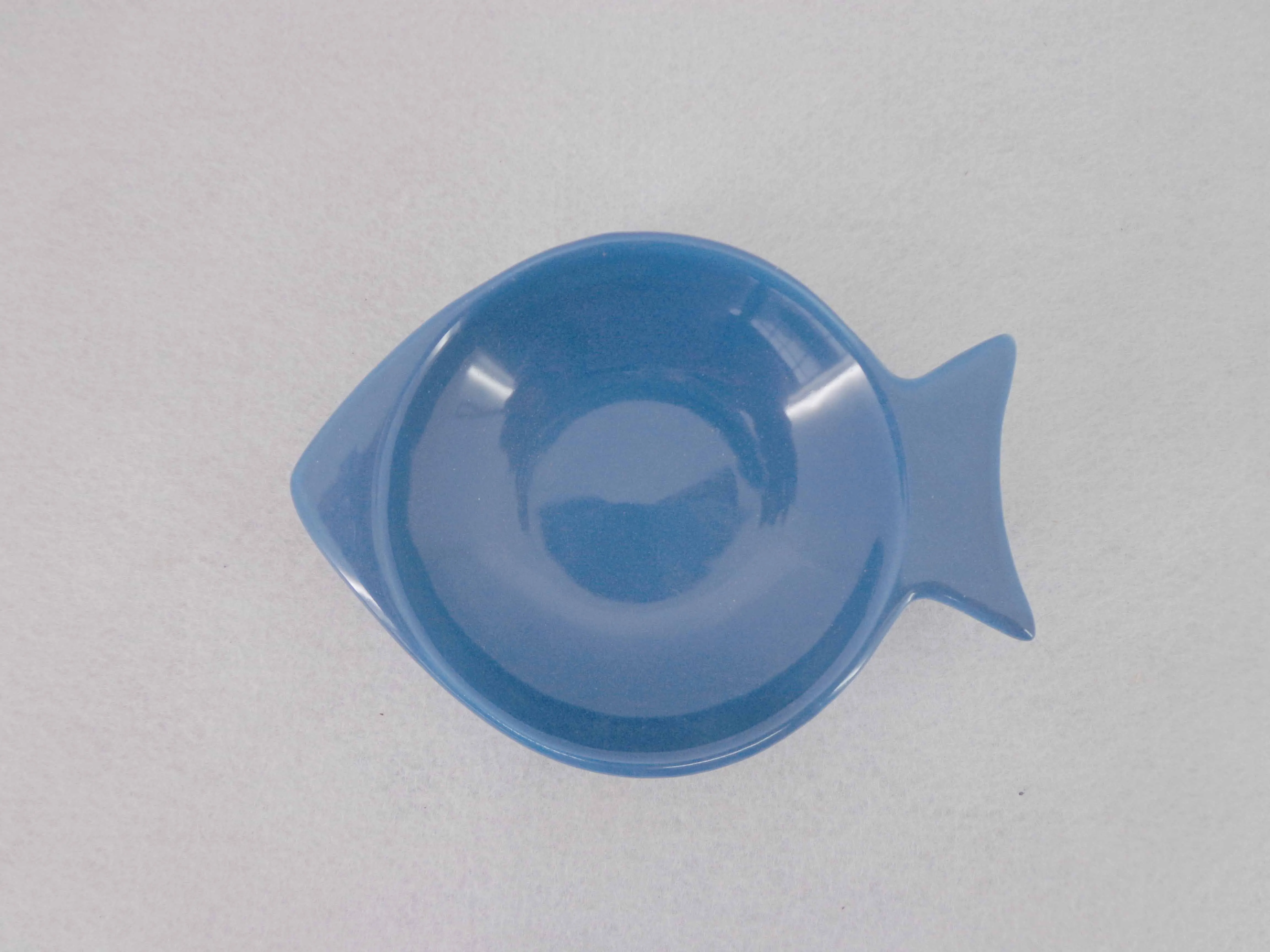 Blue Tableware Porcelain Fish Shape Cute Dishes Nuts Caviar Salad Plates