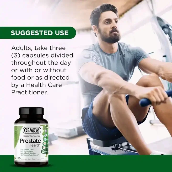 Biocaro Advanced Prostate Capsules for Men with Beta Sitosterol,Saw Palmetto,Pumpkin Seed Extract Herbal Supplement