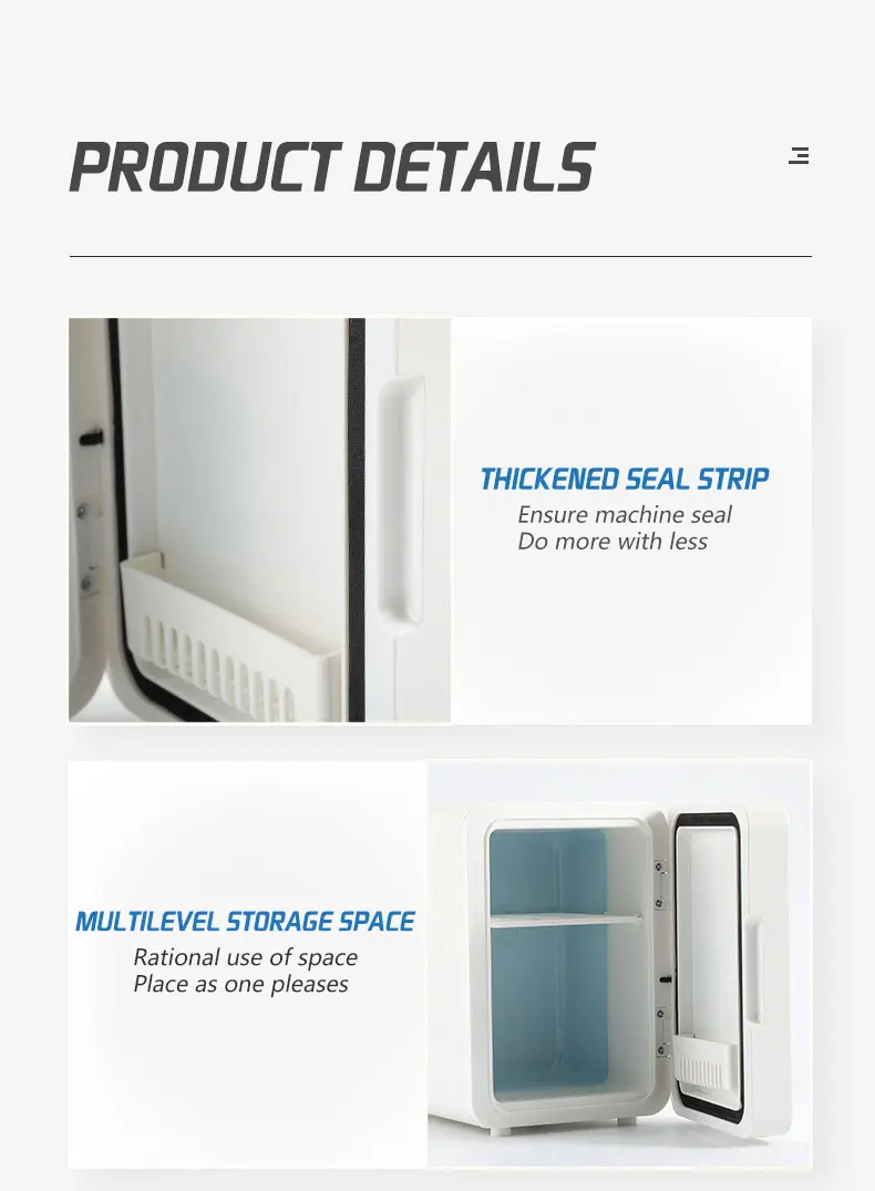 Portable Drink Refrigerator 4l Skincare Cosmetic Fridge Green Beauty Small Retro Display Car