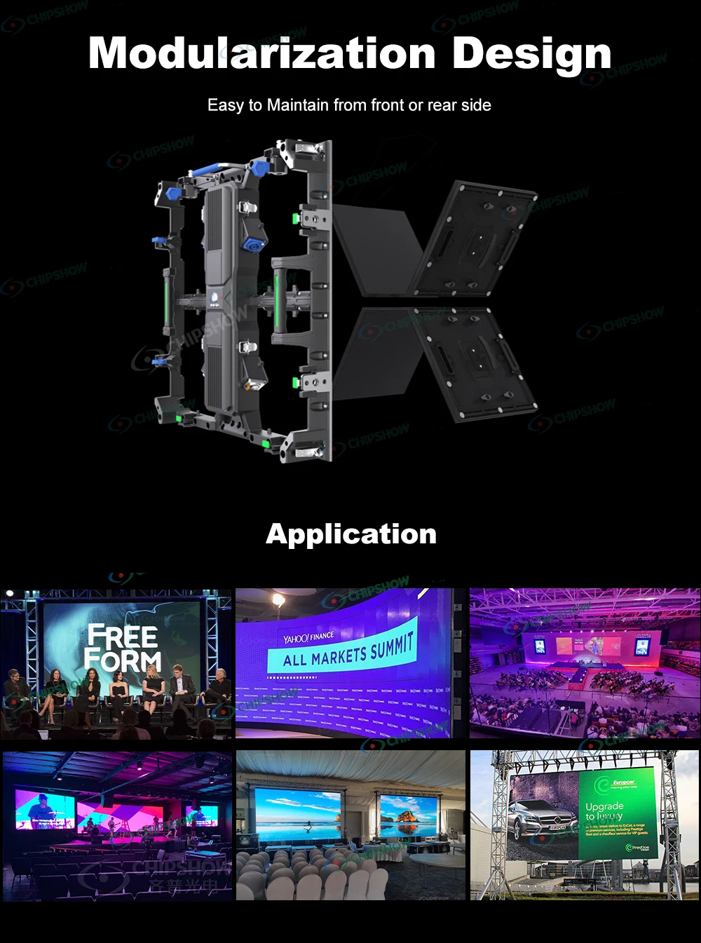 Dubai P2.6 Indoor LED Screen Customized Stage Backdrop LED Video Wall Church Concert LED Display