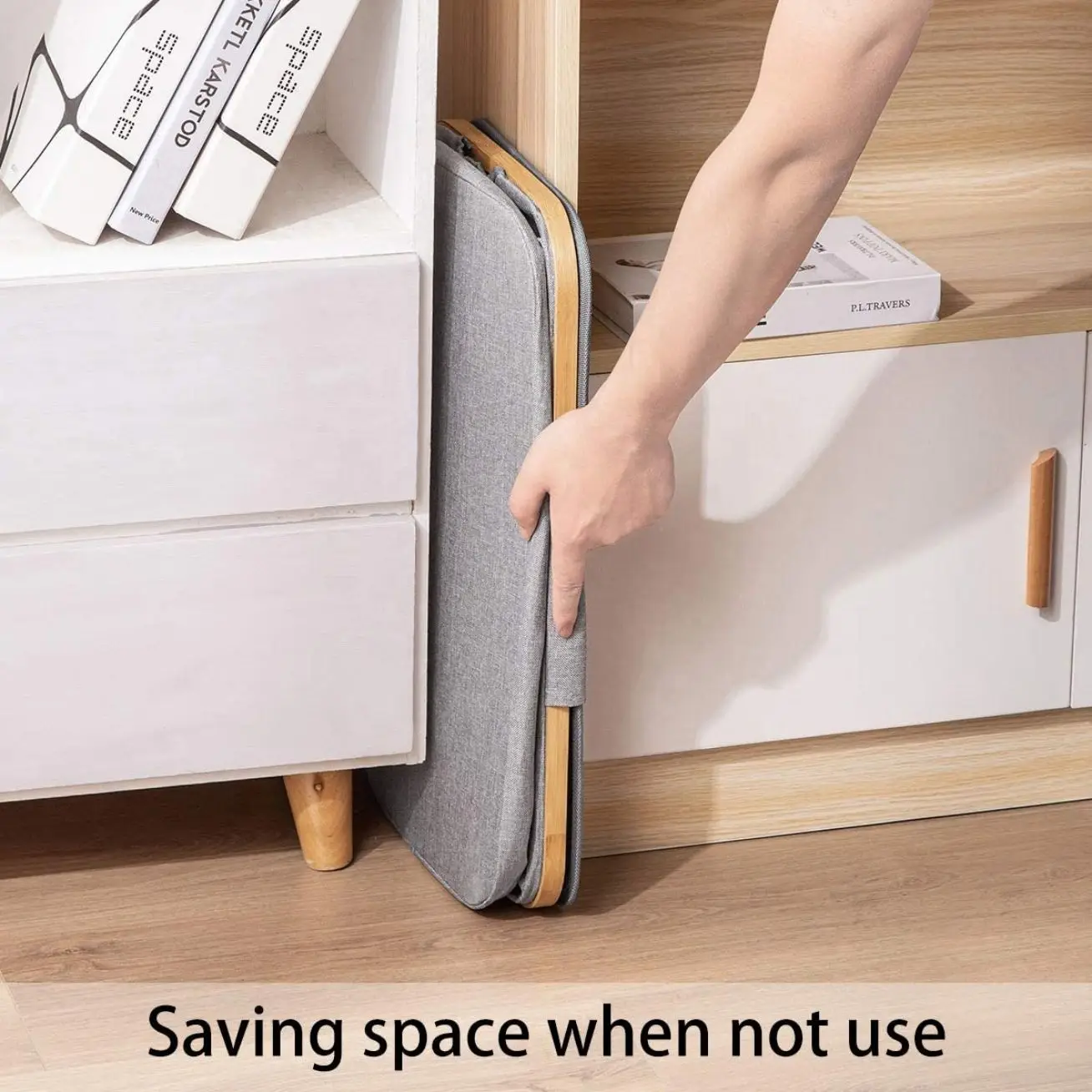 66l Smell Proof Bamboo Laundry Basket Clothing Hampers With Lid