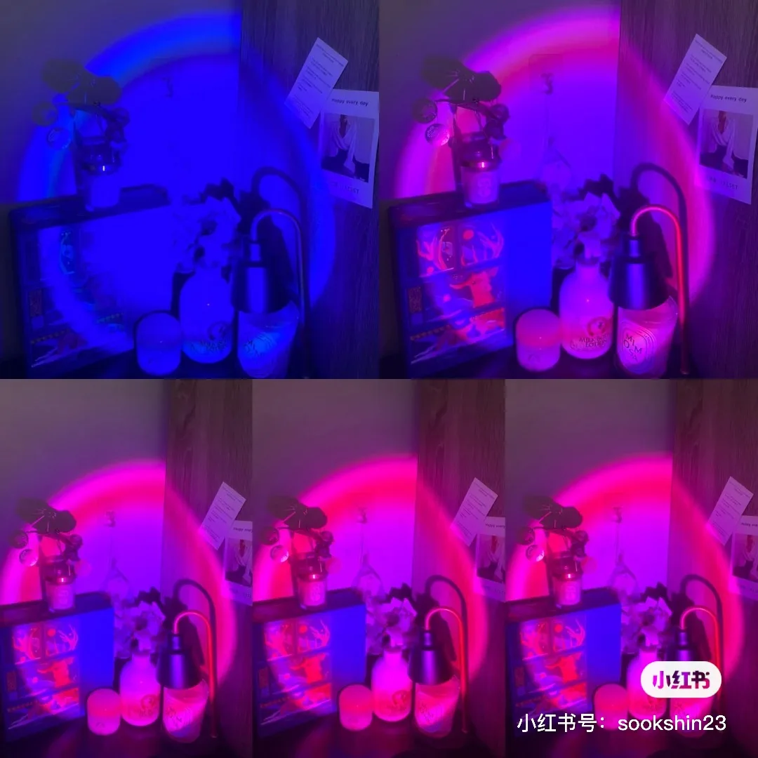 Tiktok Hot Sunset Lamp Projector Tall Led Sun New Model Dropshipping Sunset Lamp Proyector Night