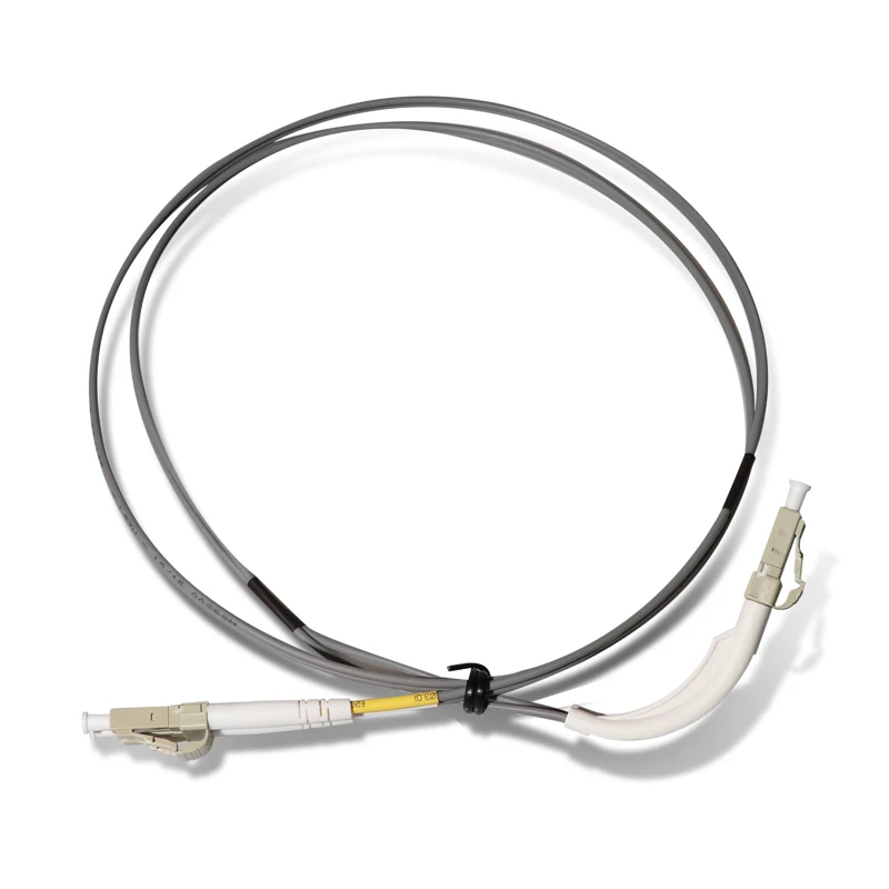 90 degree angle boot SC LC fiber optic patch cord