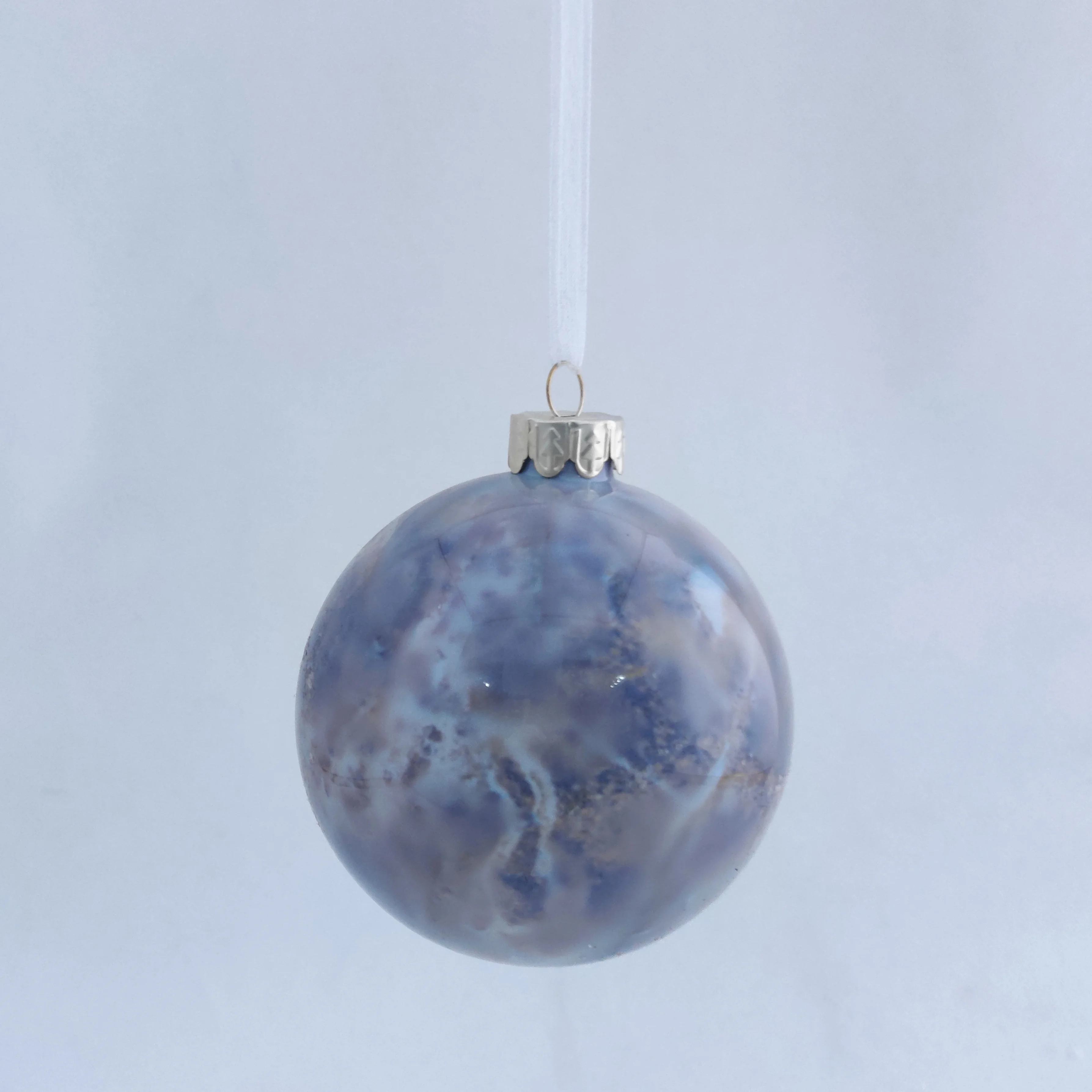 Customized Lampwork Murano led Glass hanging Marble Balls