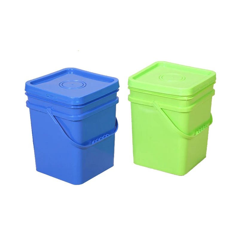 1-gallon Square Plastic Buckets - Qiming Packaging