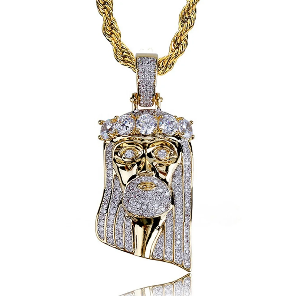 Iced Out Christian 14k Gold Hiphop 