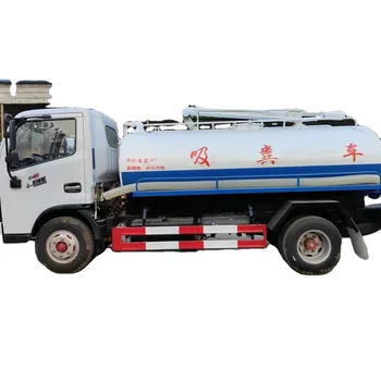 Manufacturer's self operated 3-party, 5-party, 8-party fecal suction truck, self-priming and self discharging sanitation truck