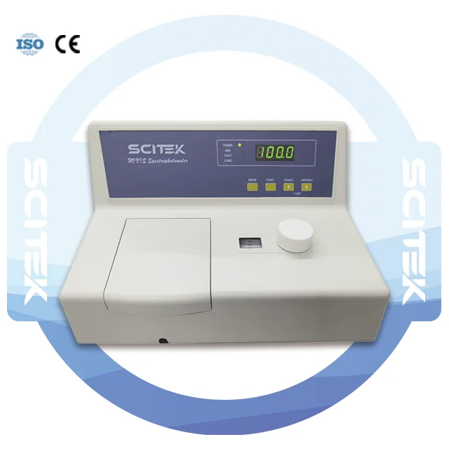 Scitek Uv-vis Spectrophotometer 190-1100nm Spectrophotometer With ...