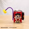finished bottle-top desk lamp-aluminum can random