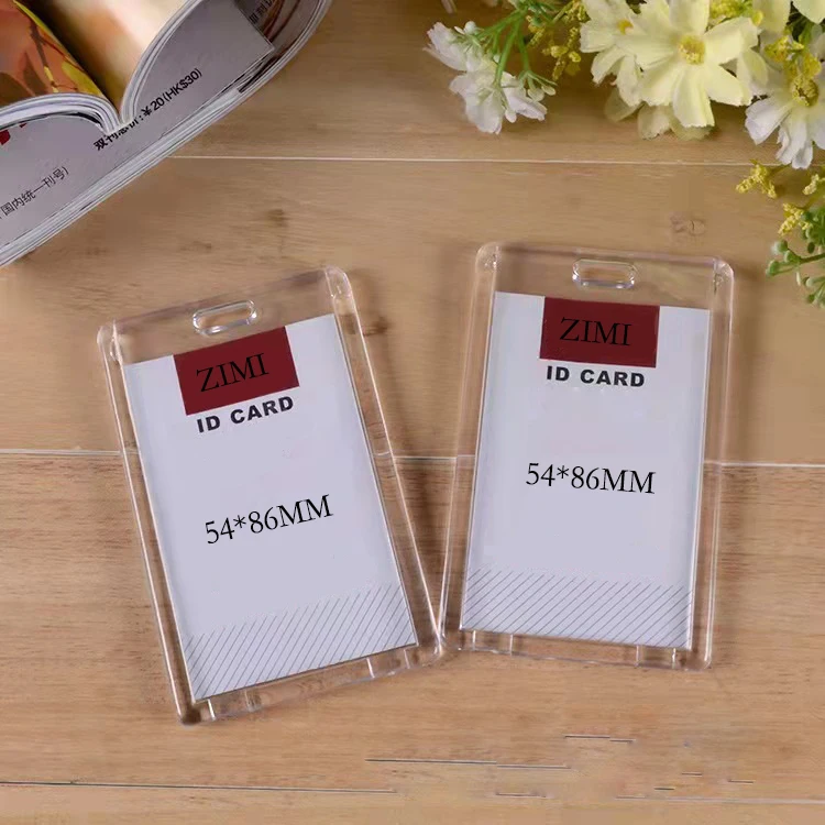 Acrylic Id Card Holder