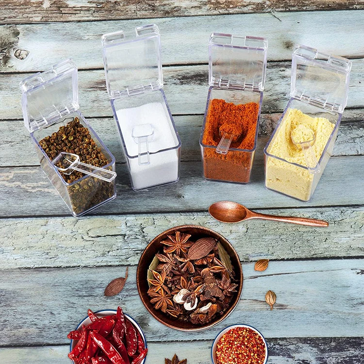 Amazon.com | Mlici Condiment Jar Spice Container with Lids