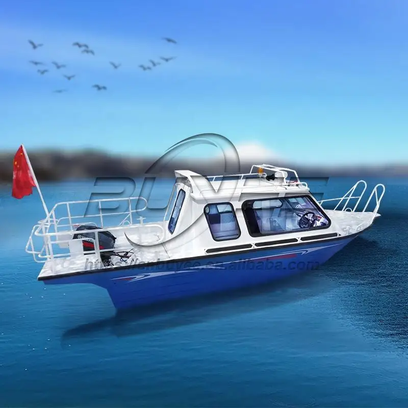 Новый дизайн 19ft алюминиевая яхта 5,5 м для отдыха и развлечений рыбацкая лодка для продажи