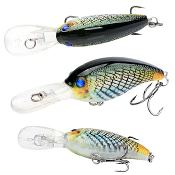 NEWMAJOR 10.5g/8.8cm Floating Hard Lure ABS Plastic Water Crank with Sound Beads for Species in River Lake Stream – Hard Lure – view 2