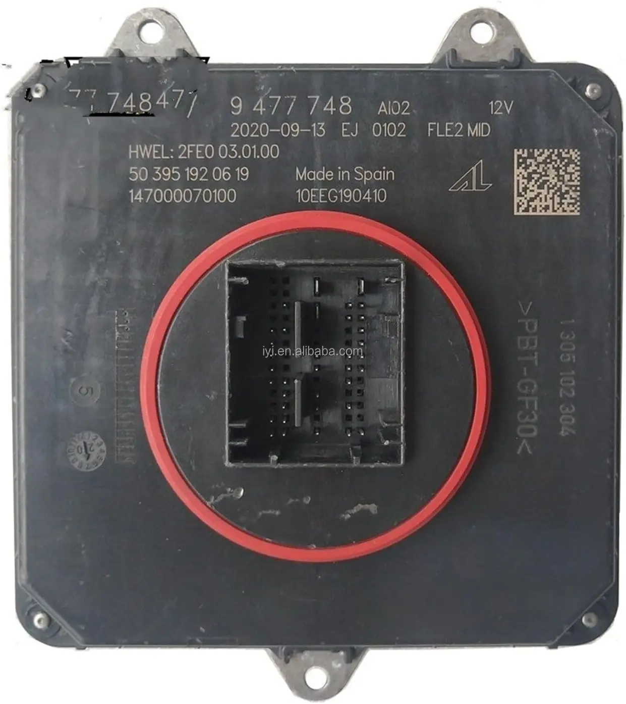 オリジナル中古品 63119477748 9477748 LEDヘッドライトコントロール 
