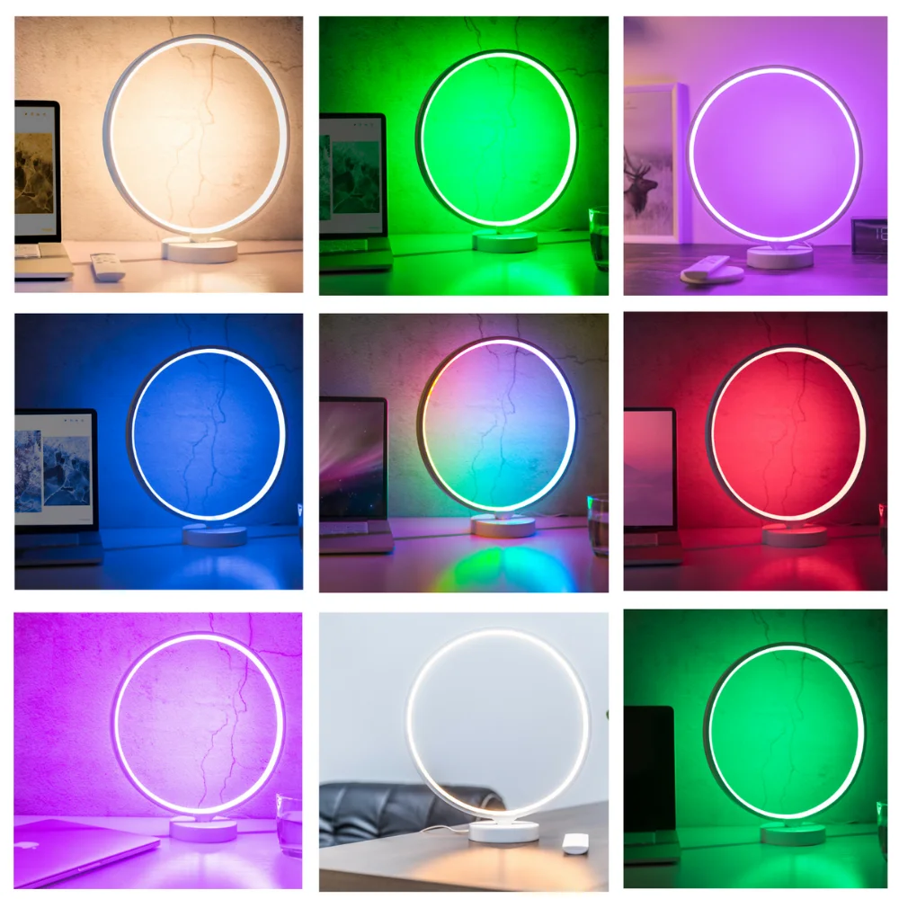 
 RGB лампа настроения, внутренняя лампа настроения, цветная лампа настроения для патио, декоративное освещение для офиса  