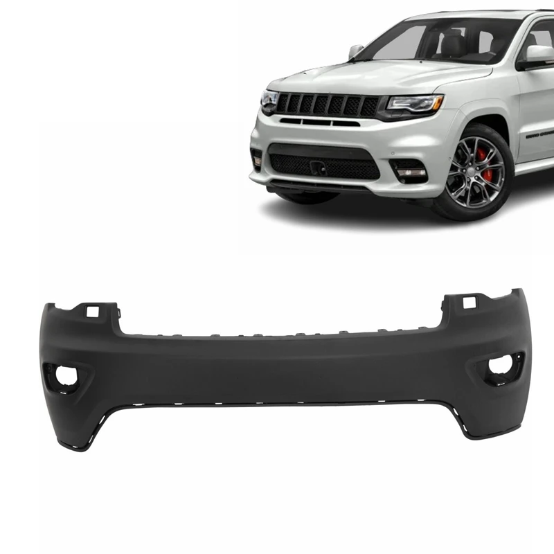 auto car front body replacement new Front bumper Upper Cover with without holes for JEEP Grand Cherokee 2017-2021