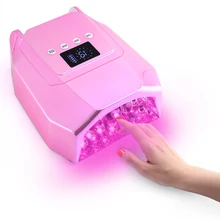 2024 New Product Gradient Color 96W Portable Cordless Pro Cure LED Nail Lamp Professional Low Heat Function For Nail Salon