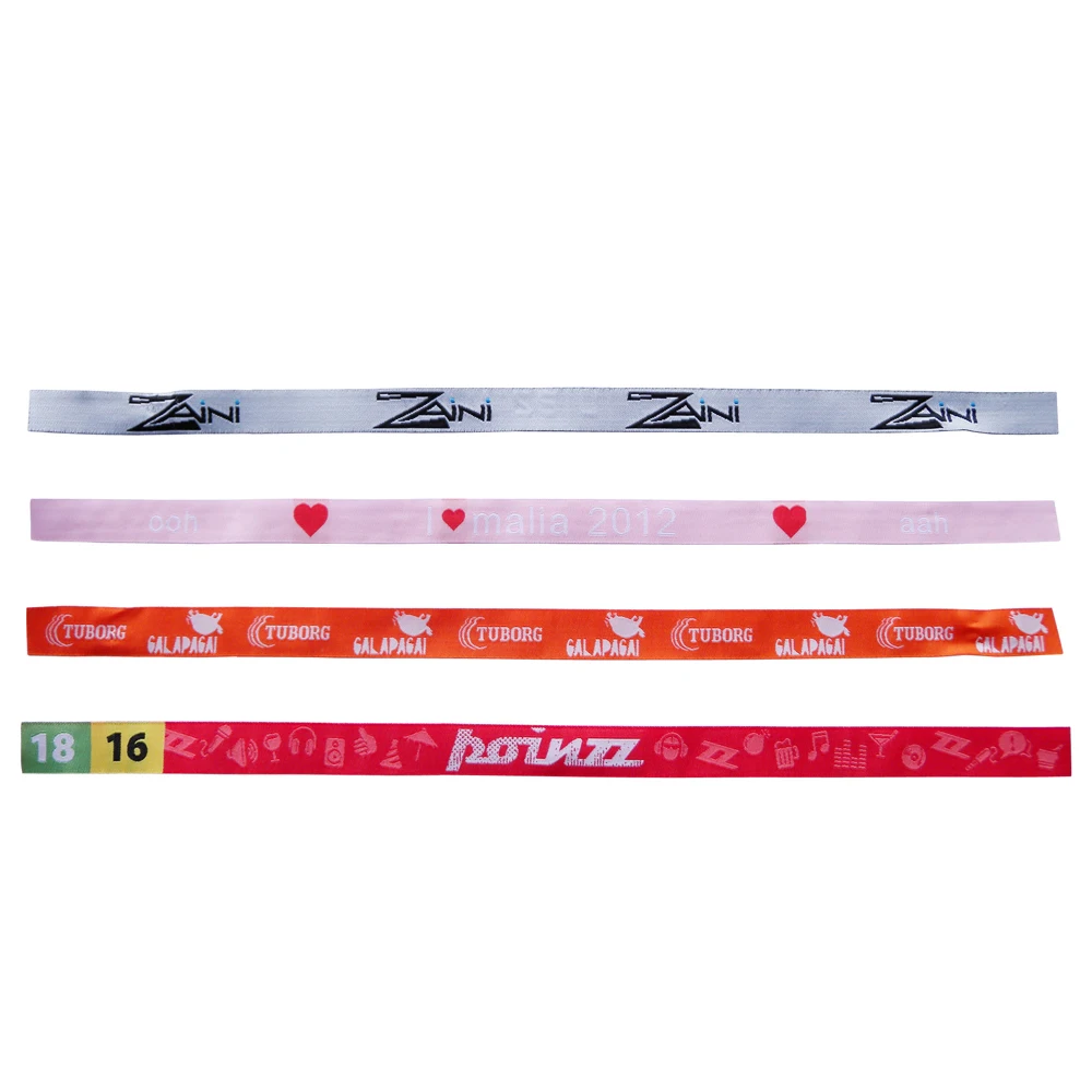 product wholesale eco friendly polyester satin polyester printing adjustable festival custom fabric woven wristband for events-3