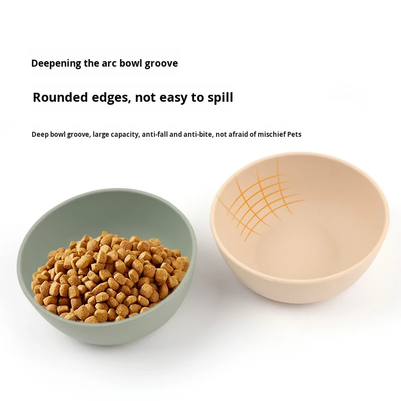 Durable Silicone Anti-Spill Water Bowl for Dogs & Puppies Non-Slip Dog Drinking Bowl for Dogs