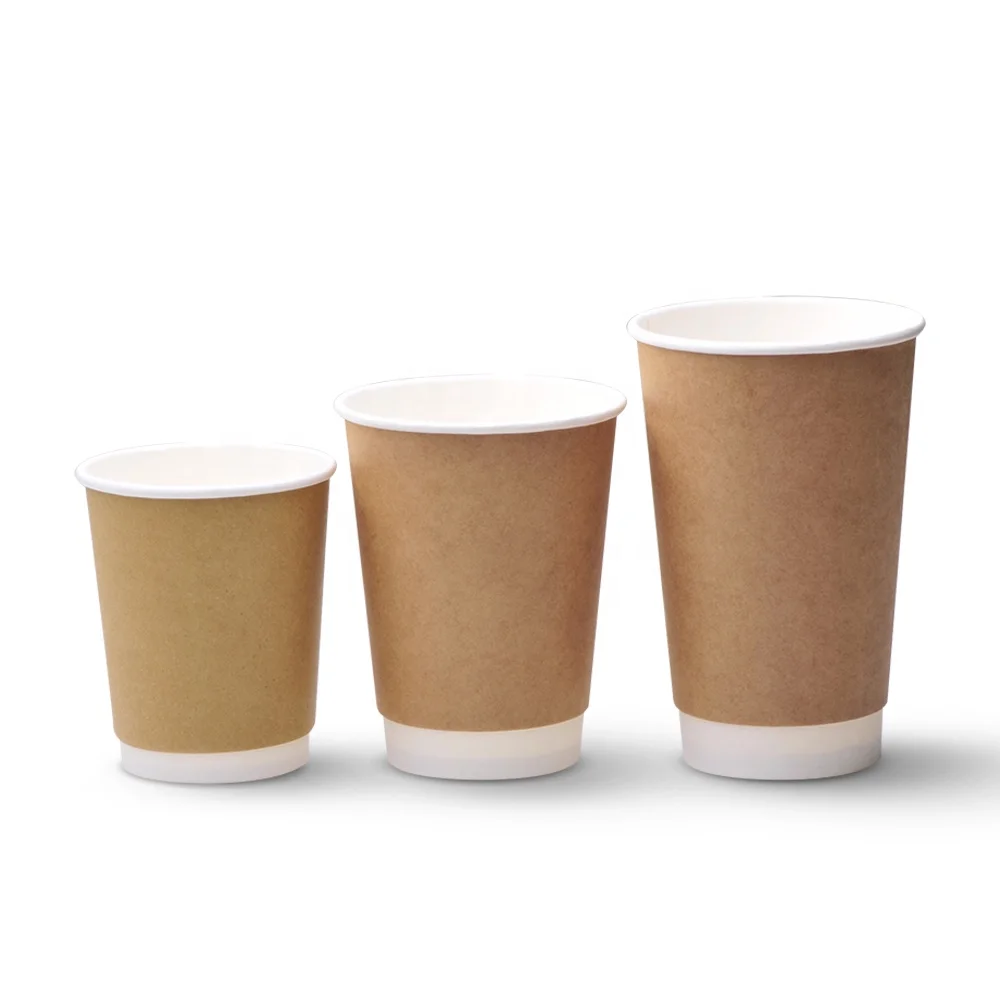 Disposable Paper Cups 8/10/12/16/20 oz single wall paper cup hot/cold beverage cups for drinking manufacture