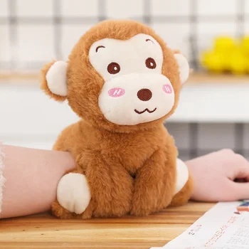 Cheap wholesale 30cm stuffed all kinds of animals slap bracelet baby plush toys