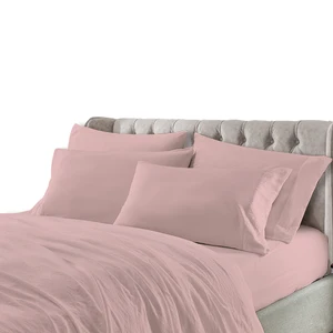 Home Luxury Bedding Sets Cotton 90gsm Prewashed Solid Microfibre Flat Sheet Sets 4pcs for Beds