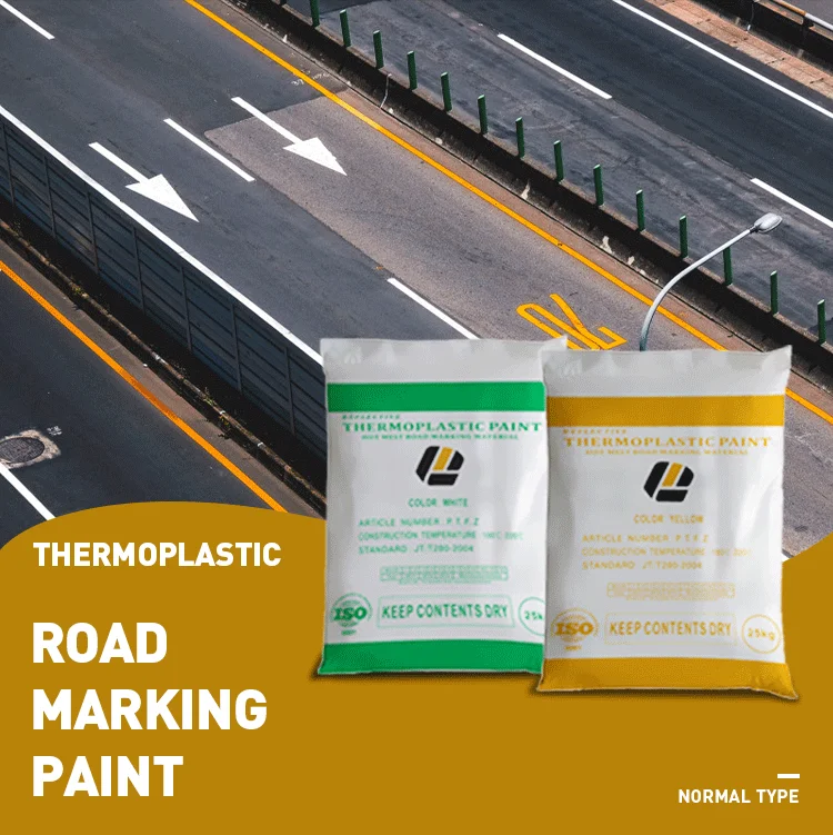 Road Line Paint Yellow White Color Traffic Coating Powder Thermoplastic