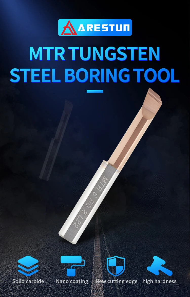 Cnc Micro Boring Bars Solid Carbide Tool Mini Boring Bar Small Diameter ...