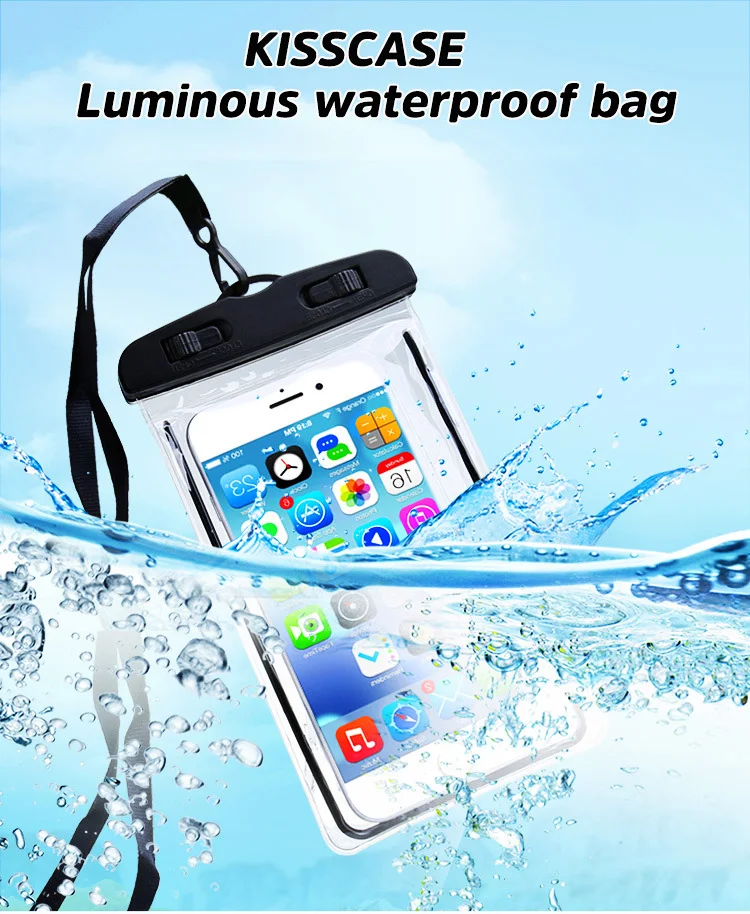 Wholesale Floating Pvc Mobile Phone Waterproof Bag Case Cell Phone Dry Bag Waterproof Phone