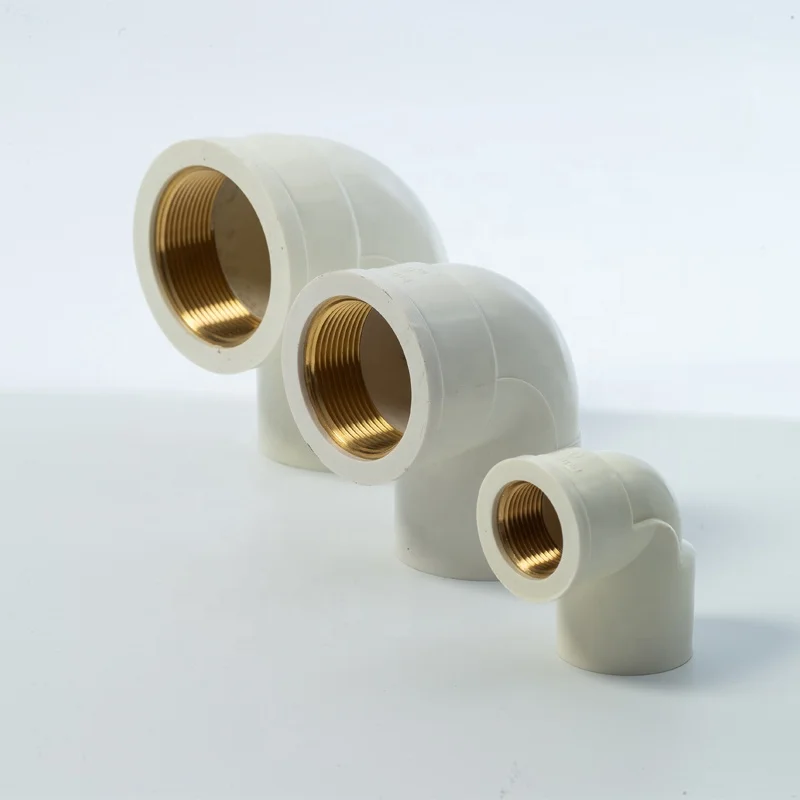 HS PVC Tube Connection Pipe Fittings Elbow Copper Inner Wire 90 Degrees ...