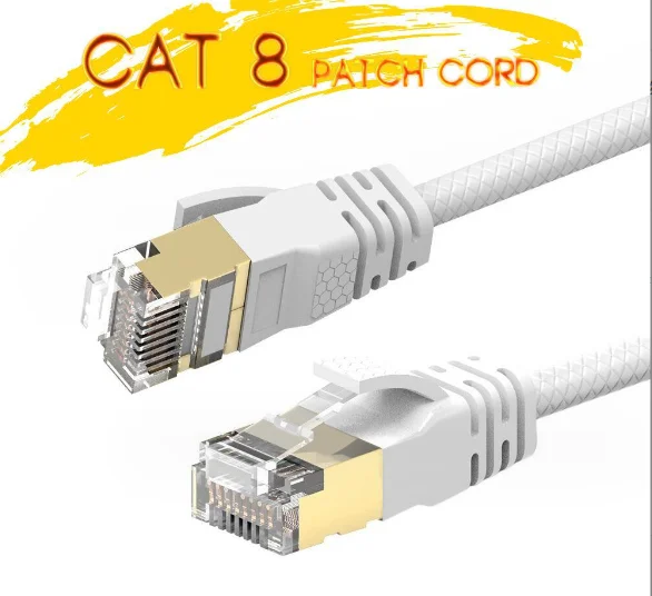 Class 8 Network Cable Pure Copper Cat8 Foil By Foil Shielded 26awg1 M ...