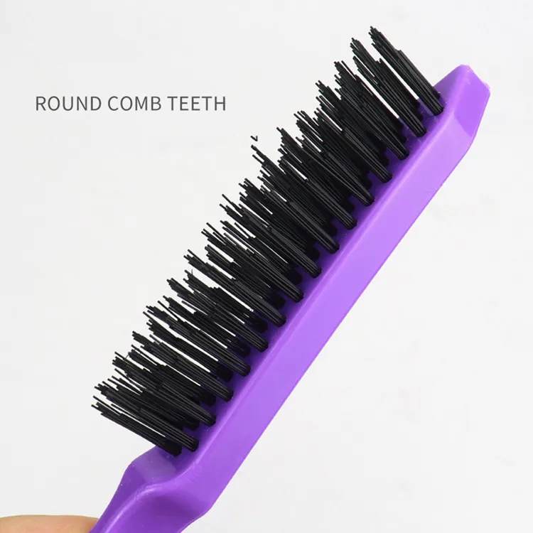 special apple hair smoothing comb popular three-row hair comb for curly hair fluffy studio pointed tail comb